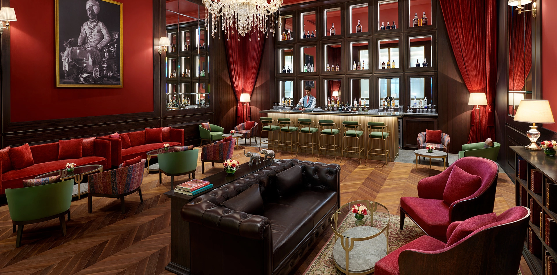 The Library Bar - The Leela Bhartiya City Bengaluru Hotel